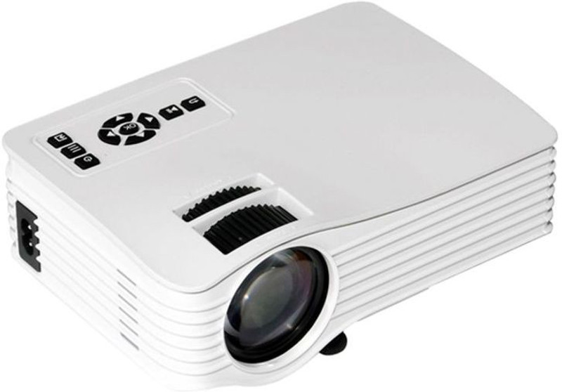 vnexx UC36+ Mini Portable HDMI WiFi Projector USB Home Portable Projector(White)