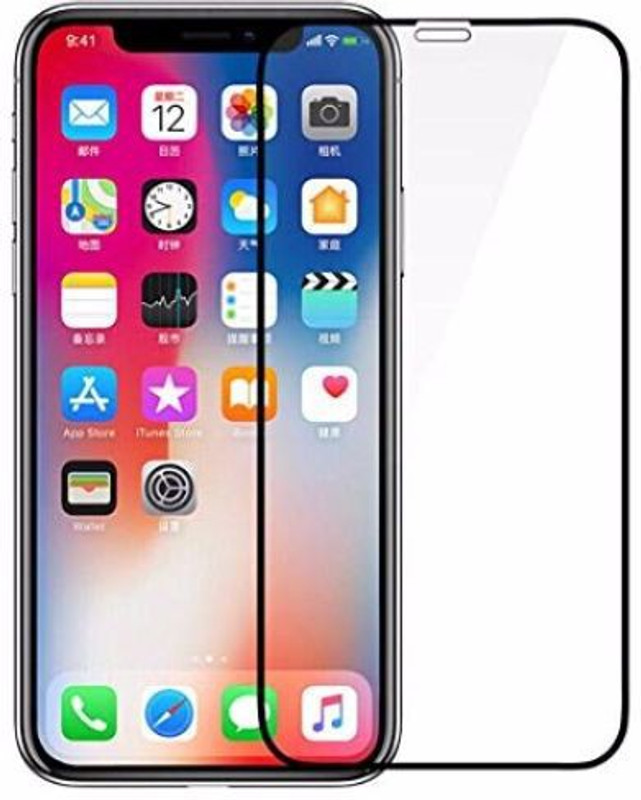 wave telecom Edge To Edge Tempered Glass for Apple iPhone XR(Pack of 1)
