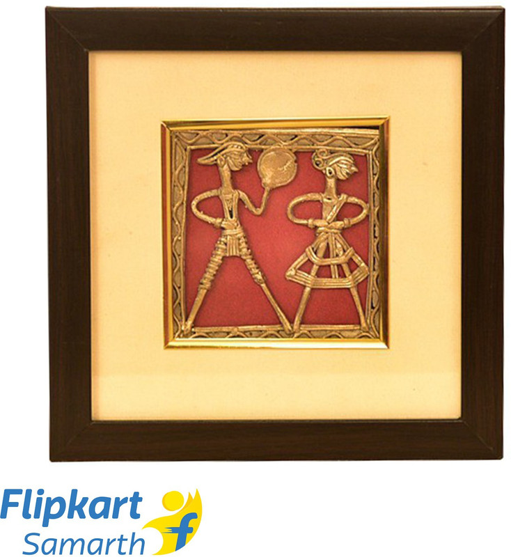 jharcraft Decorative Showpiece  -  20 cm(Brass, Gold)