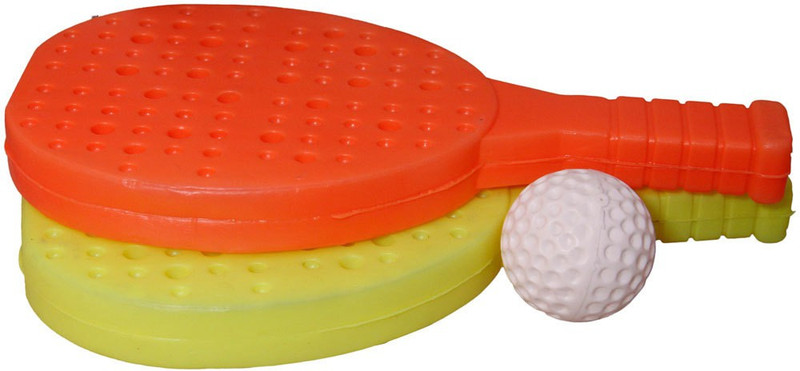 Zhunmun Tennis Racket with 2 Balls Free Red, Yellow Strung Tennis Racquet(Pack of: 4, 200 g)