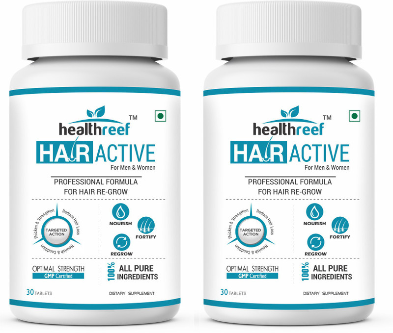 healthreef Hair Active Vitamins for Hair Re-Growth(60 Tablets)