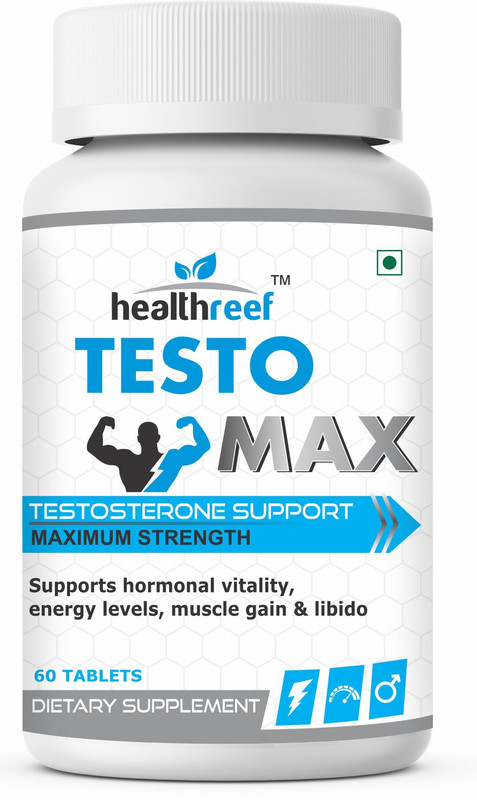 healthreef Testo-MAX Natural Testosterone Booste(60 Tablets)