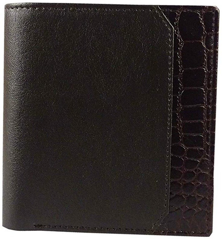 narang purse Men Brown Genuine Leather Wallet(5 Card Slots)