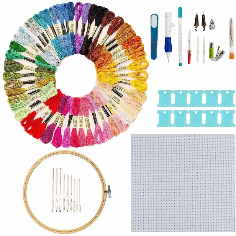 kids world Embroidery Starter Kit