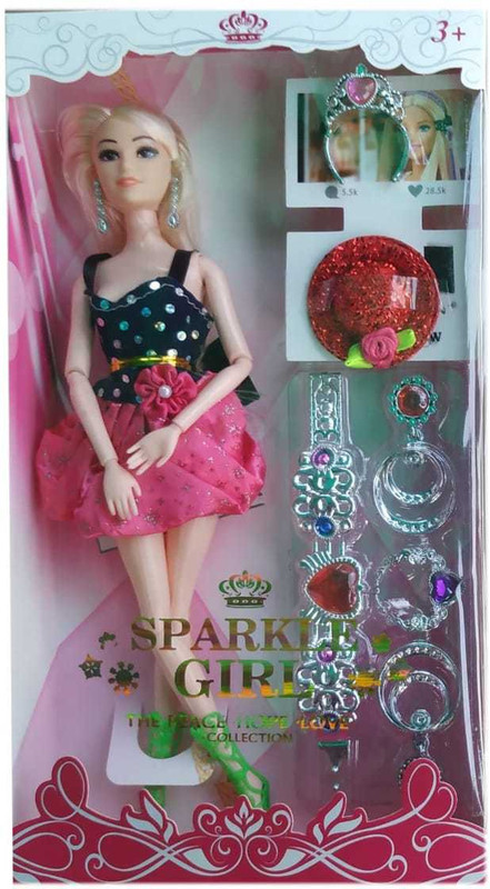 tenco Barbie Doll House , Barbie Set Pack 1, barbie Set (Multicolor)(Multicolor)