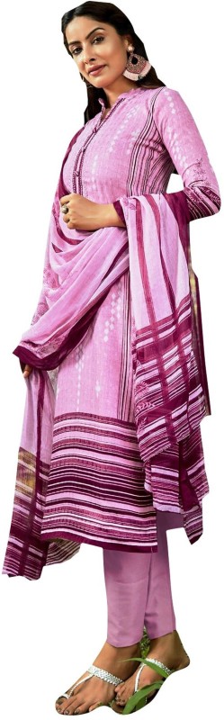 Rosaniya Pashmina Embroidered Salwar Suit Material(Unstitched)