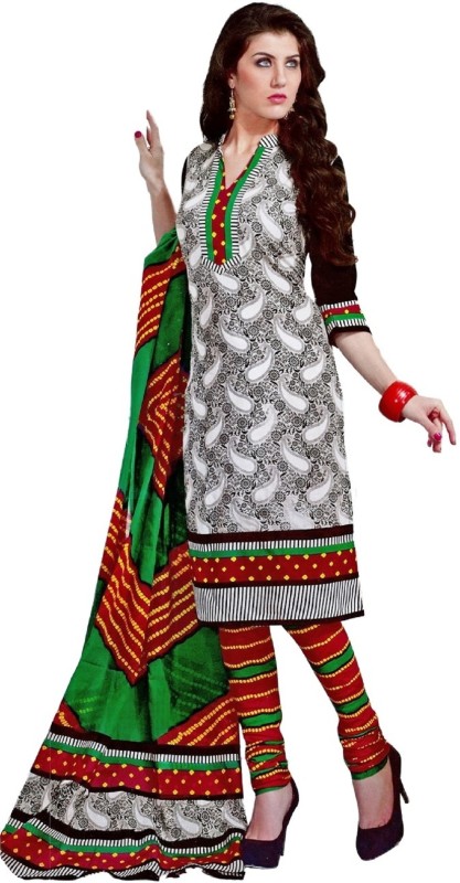 Rosaniya Cotton Printed Salwar Suit Material(Unstitched)