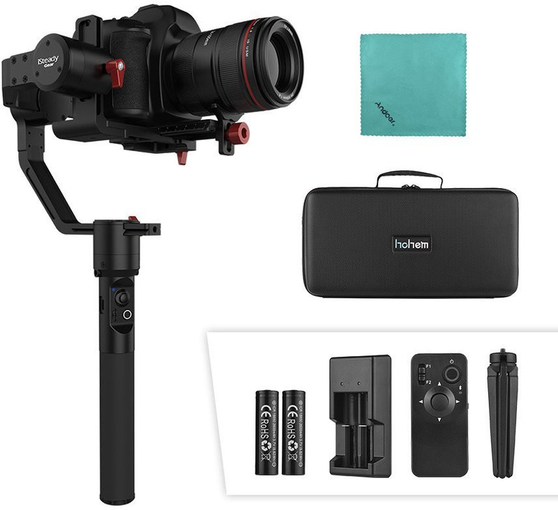 hohem iSteady Gear Handled stabilizer Gimbal for DSLR & Mirrorless Cameras 3 Axis Gimbal(2.5 KG)