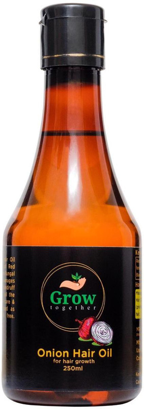 grow together Onion Hair Oil for Hair Growth Hair Oil(250 ml)