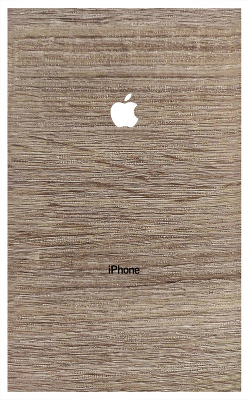 mns Wooden Matte Light Brown Real Feel Texture iPhone Laminating Sheet(0.08 mil Pack of 1)