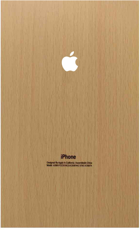 mns Wooden Matte Yellow Texture 1 iPhone Laminating Sheet(0.08 mil Pack of 1)