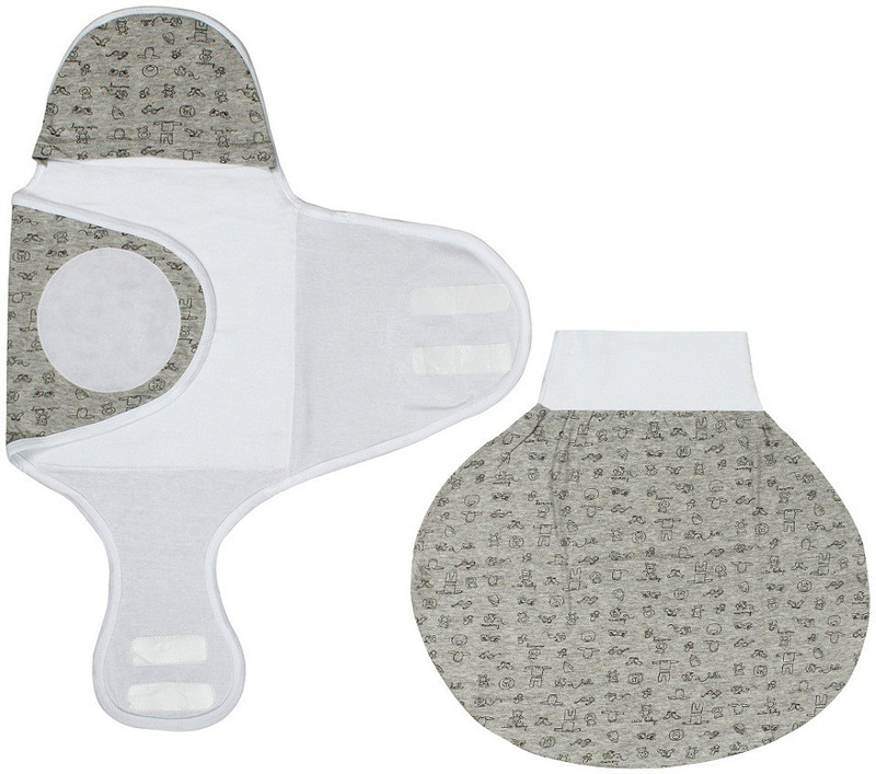 boogly bush Simply Swaddle Baby playground Sleeping Bag(Grey)
