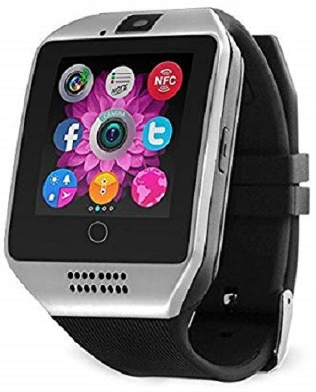 aybor smart calling watch with bluetooth SILVER Smartwatch(Silver Strap FREE SIZE)