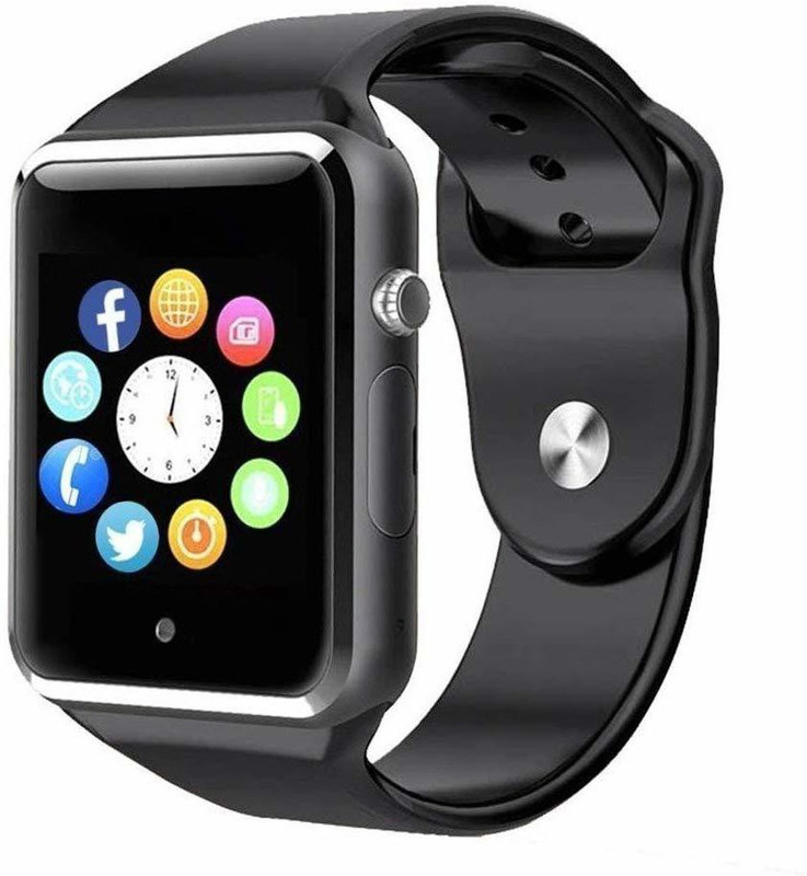 tration A1 Smartwatch(Black Strap Free size)