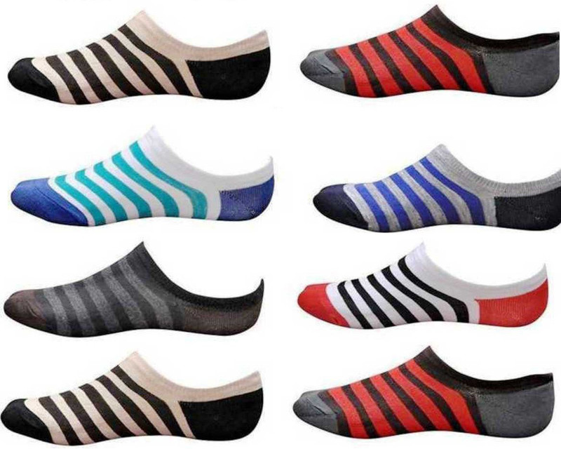 vasu Men & Women Solid Low Cut(Pack of 8)