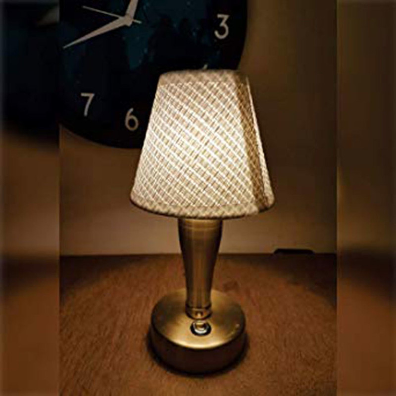 bellolite Cordless Rechargeable (Gallium GS) Table Lamp(20.5 cm, Gold)
