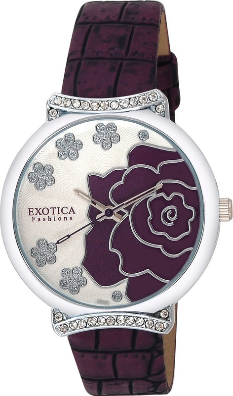 Exotica Fashions EFL-28-Purple Basic Analog Watch - For Women