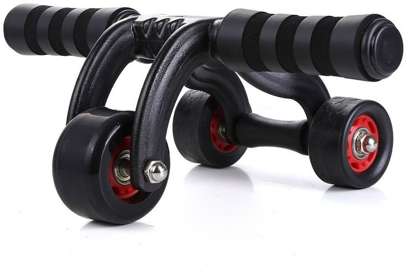 star yoga Push Up Roller Bar Ab Wheel Roller Ab Exerciser(Black)