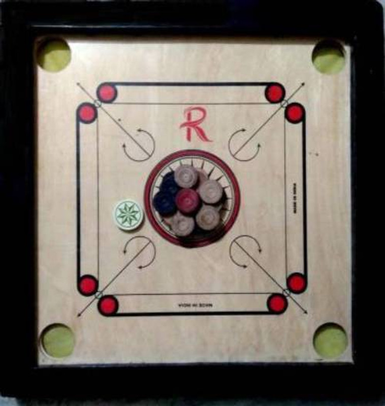 sports trading st 20 Inch Carrom Board 20 inch Carrom Board(Beige)