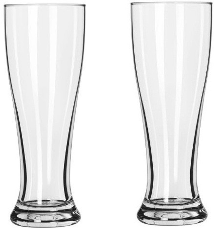 korona Pilsner Glass, Crystal Clear Glass Set(Glass, 460 ml, Clear, Pack of 2)