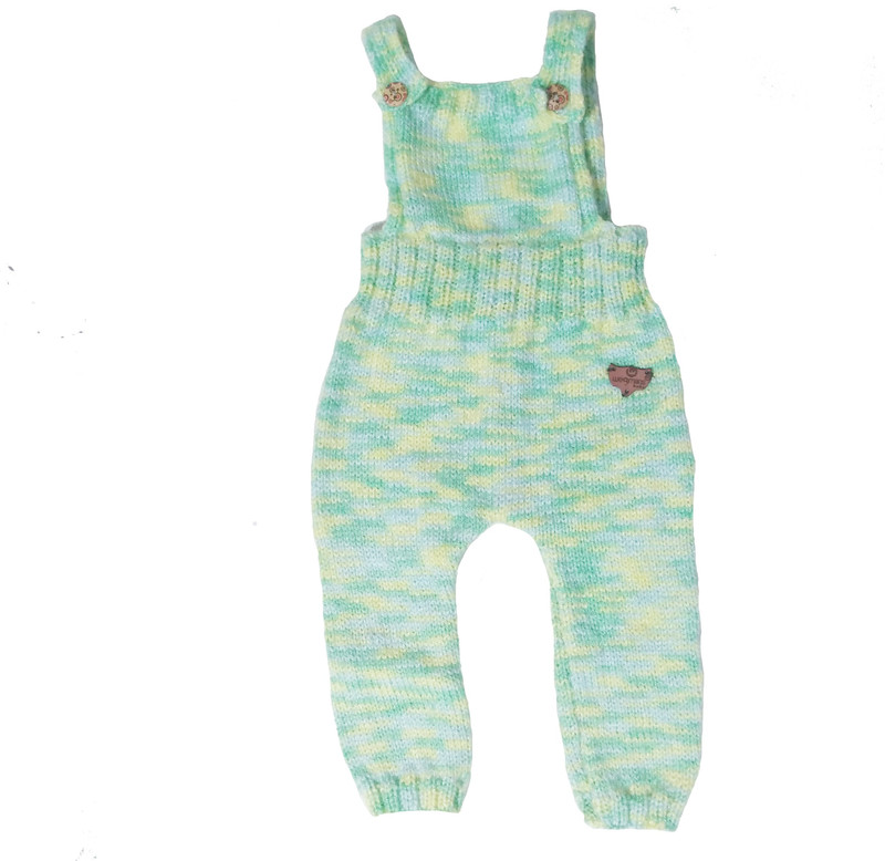 wegmans Dungaree For Boys & Girls Printed Pure Wool(Multicolor, Pack of 1)