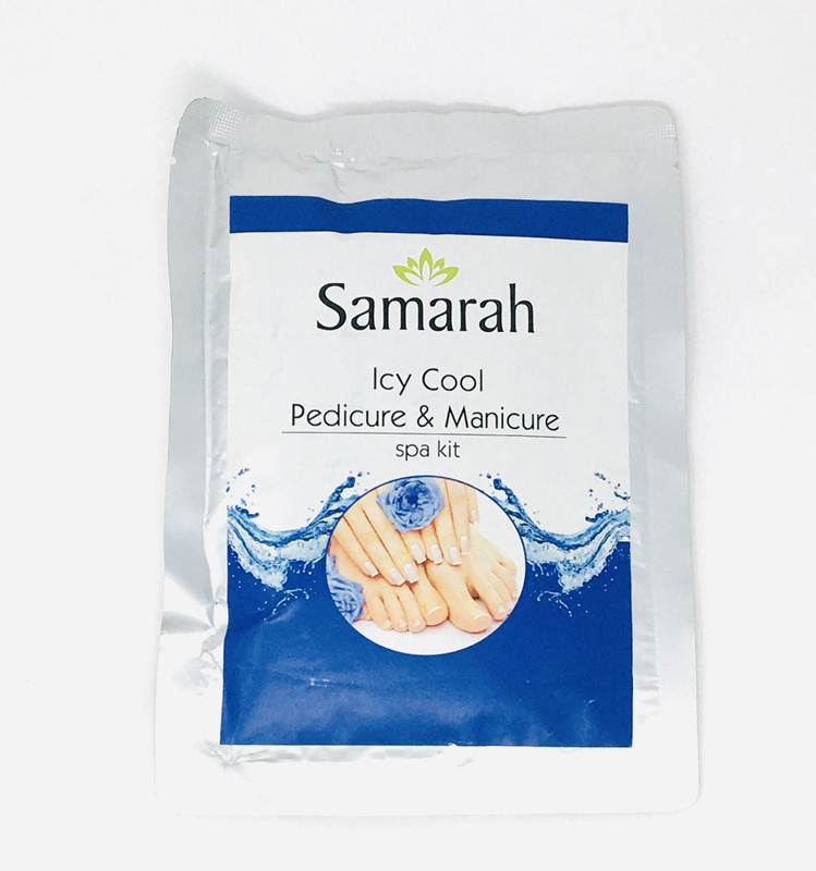 samarah pedicure and manicure icy cool spa kit(100 g, Set of 4)
