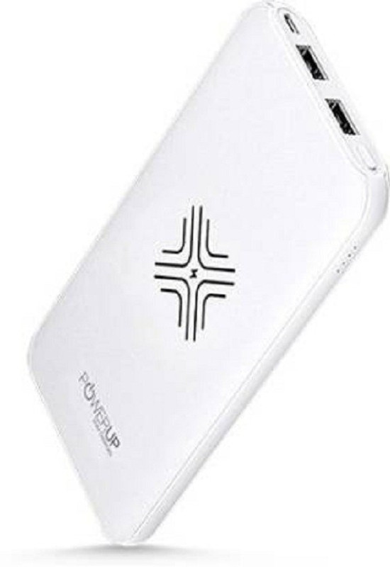 powerup stay charged 10000 mAh Power Bank (PUP-PMWPB10K, Wireless )(White, Lithium Polymer)