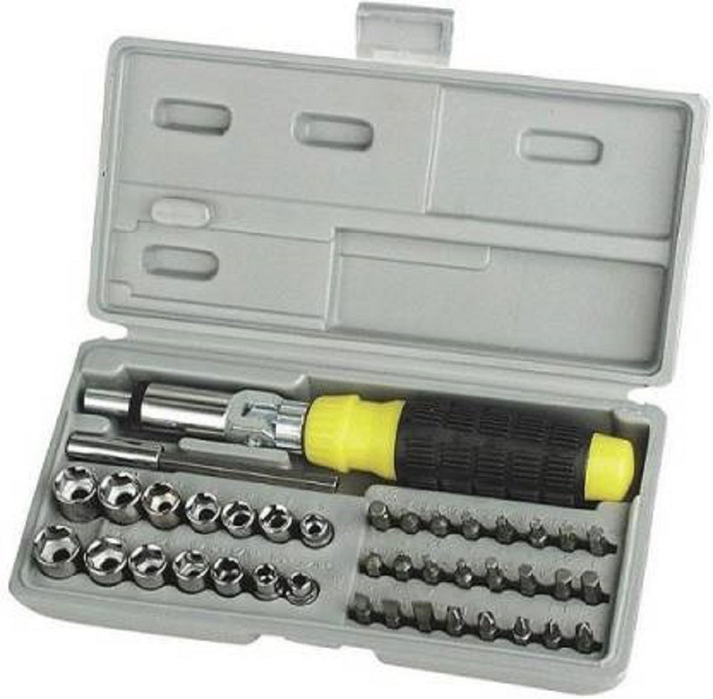 om mart Multi purpose 41Pcs Screwdriver Ratchet Screwdriver Set Ratchet Screwdriver Set(Pack of 1)