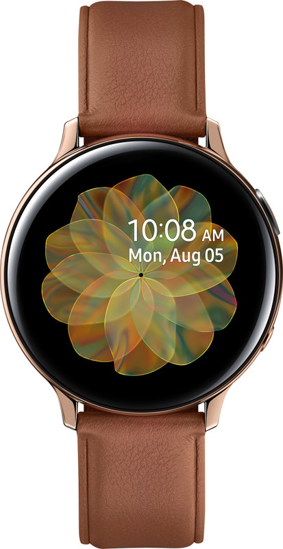 SAMSUNG Galaxy Watch Active 2 Steel(Brown Strap, Regular)