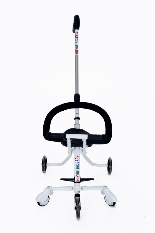 hiphip kids Travel Stroller with Safety System Stroller(No Recline position, White)
