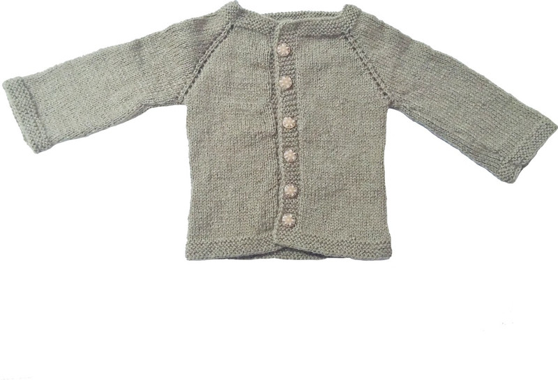 wegmans Self Design Round Neck Casual Baby Boys & Baby Girls Grey Sweater