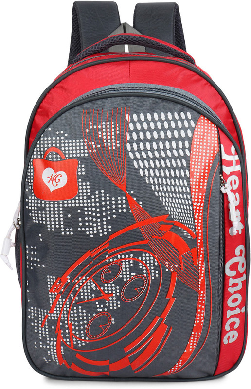 heart choice Stylish Collage and Laptop Bags 20 L Laptop Backpack(Red)