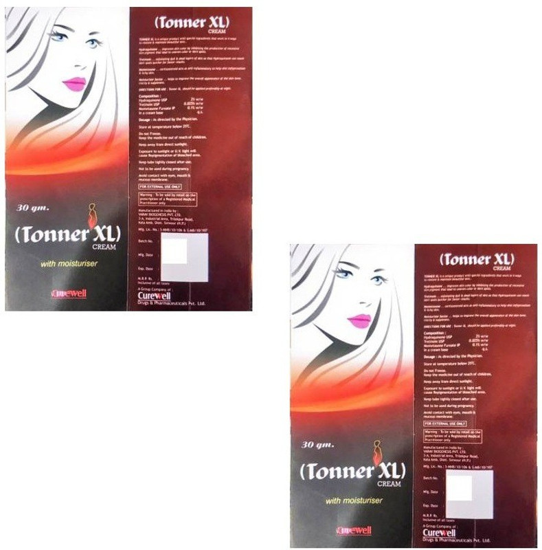 curewell Tonner XL Cream With Moisturizer 30 gm(30 g)