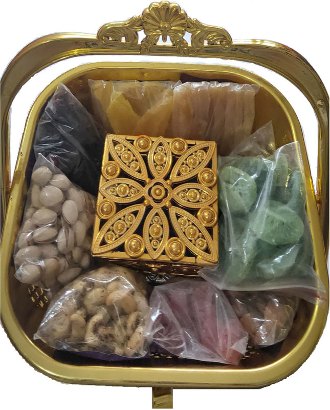 nutty desires Gift Pack of Indian, Exotic & chocolate coated dry fruits 1200 G Combo(Dried Strawberry 100 G, Dried Kiwi 100 G, Dried Cranberry 100 G, Dehydrated Pineapple 100 G, Dehydrated Mango 100 G, Roasted Pistachios 100 G, California Almonds 100 G, Masala Cashews 100 G, Raisins 100 G, Golden ch