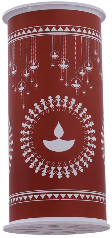 festivity Brown Polypropylene Hanging Lantern(33 cm X 17 cm, Pack of 1)