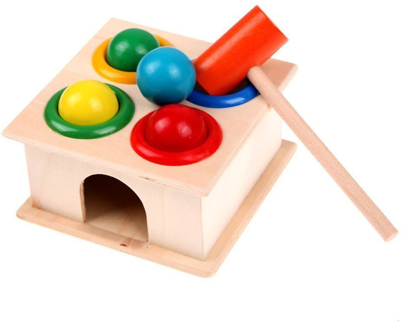 jeaah Wooden puzzle Hammer Case Toy For Kids, learning toys(Multicolor)