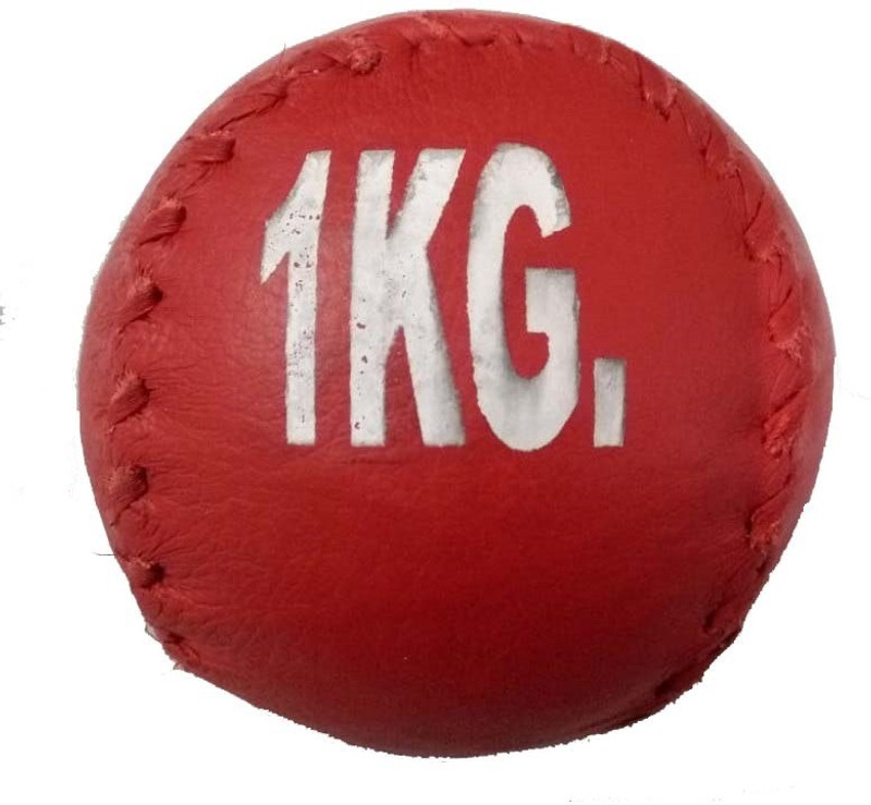 marina enterprises Medicine Ball Red Medicine Ball(Weight:  1 kg, Red)