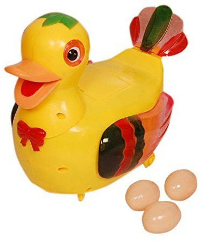 kluzie Learning toy Bettery Operated Duck Lay An Egg Toy For Kids(Multicolor)