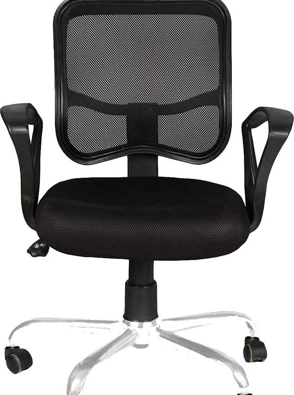 vizolt VIZOLT ROYAL MESH OFFICE CHAIR Fabric Office Executive Chair(Black)