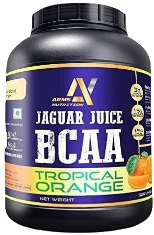 arms nutrition Jaguar Juice BCAA (Tropical Orange), 0.88 lbs/400g, 50 Servings BCAA(240 g, Tropical Orange)