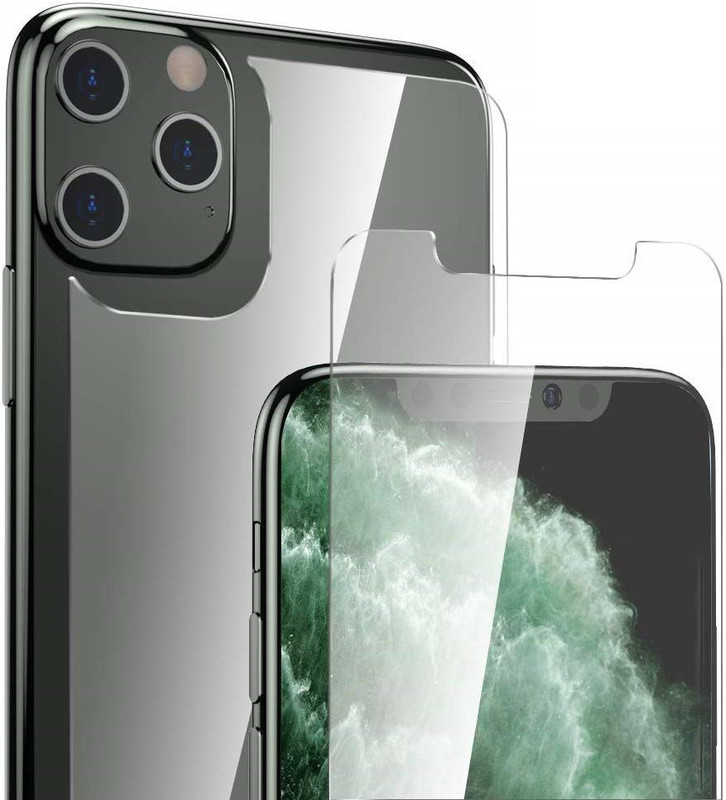 jacure Edge To Edge Tempered Glass for Jacure Front and Back Screen Protector Compatible with iPhone 11 Pro Tempered Glass [Haptic Touch] Front and Rear Anti-Fingerprint/Scratch Compatible with iPhone11 Pro(5.8 inch) - Clear(Pack of 2)
