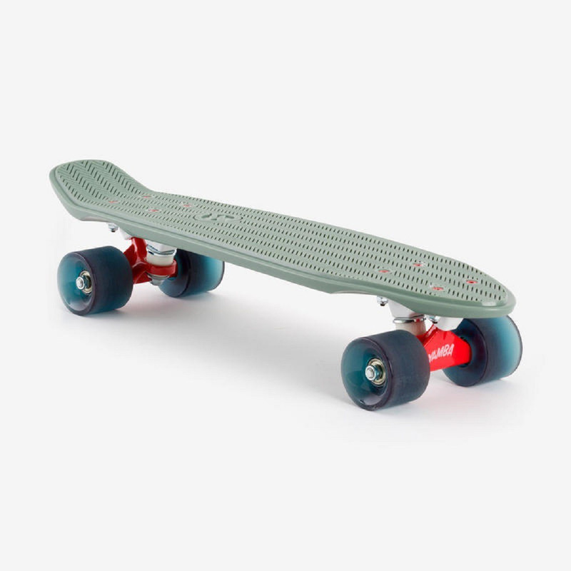 oxelo KIDS MINI SKATEBOARD JUNIOR PLASTIC BLUE 14 inch x 55 inch Skateboard(Green, Pack of 1)