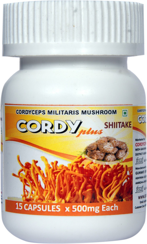 cordyceps india Cordy Plus Shitake(500 mg)