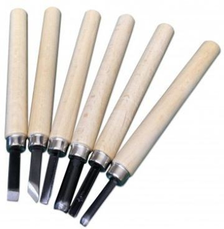 offimart Wood Carving Set (Set of 6)