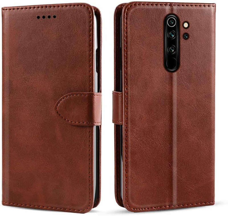 mhub Back Cover for Mi Redmi Note 8 Pro(Brown, Dual Protection)