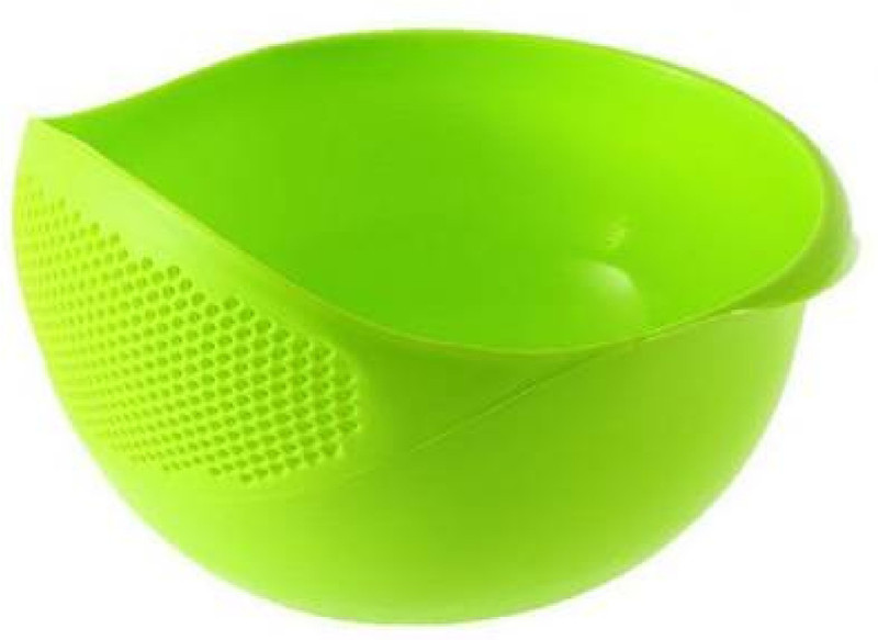 savgyan High Quality Wash Rice Fresh Plastic Colorful Rinse Fruit Vegetables Basin Stainer & Sieve Bowl Drainer Kitchen Basket Collapsible Colander(Multicolor Pack of 1)