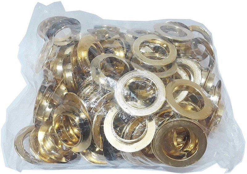 bestyzz firstzz Gold Curtain Rings(Pack of 50)