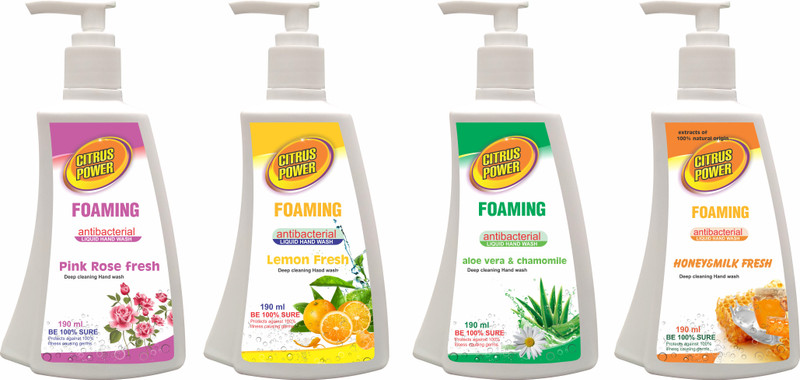 citrus power ALOWVERE HONEYMILK FRESH Pump + Refill(4 x 190 ml)