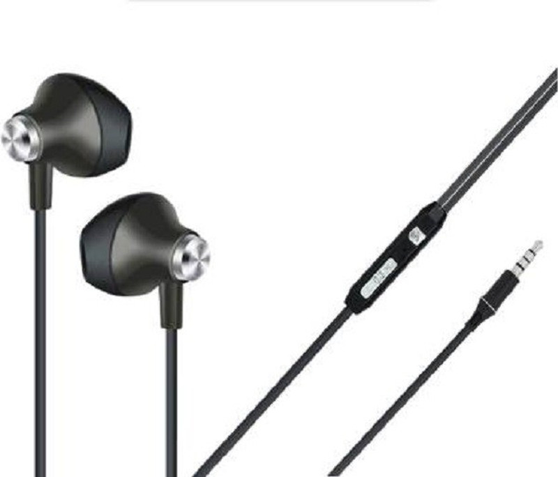 dolevas A-11 Earphone with mic&rich Bass balanced Sound Wired Headset Wired Headset with Mic(Black, In the Ear)