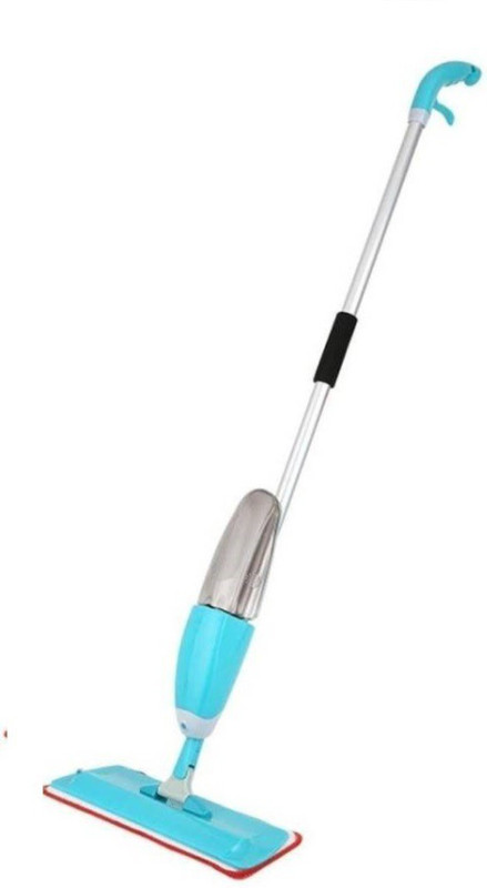 skyhaven Microfiber Aluminium Floor Cleaning Healthy Spray Mop Wet & Dry Mop Wet & Dry Mop(Blue)